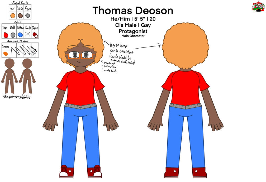 Thomas Deoson. Thomas was designed for my indie animated series, The Circus of Sinners.