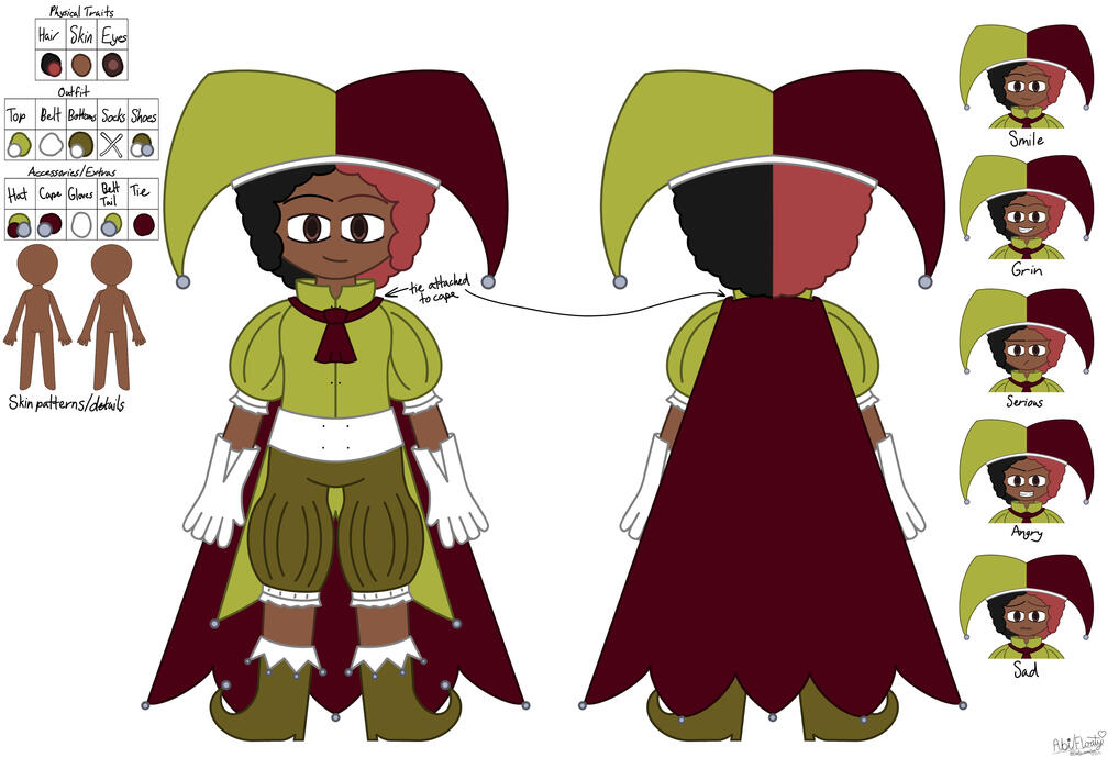 Unnamed Jester. Unnamed Jester was designed for a freelance simluation for a Professional Practices class.