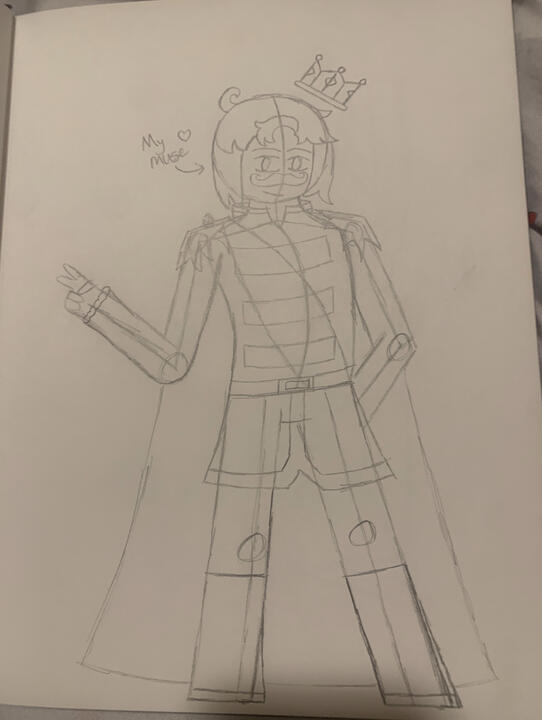 This sketch is a sketch of Remus Sanders from Sanders Sides.